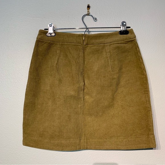 NASTY GAL | Cord Curved Hem Mini Skirt - Picture 3 of 9